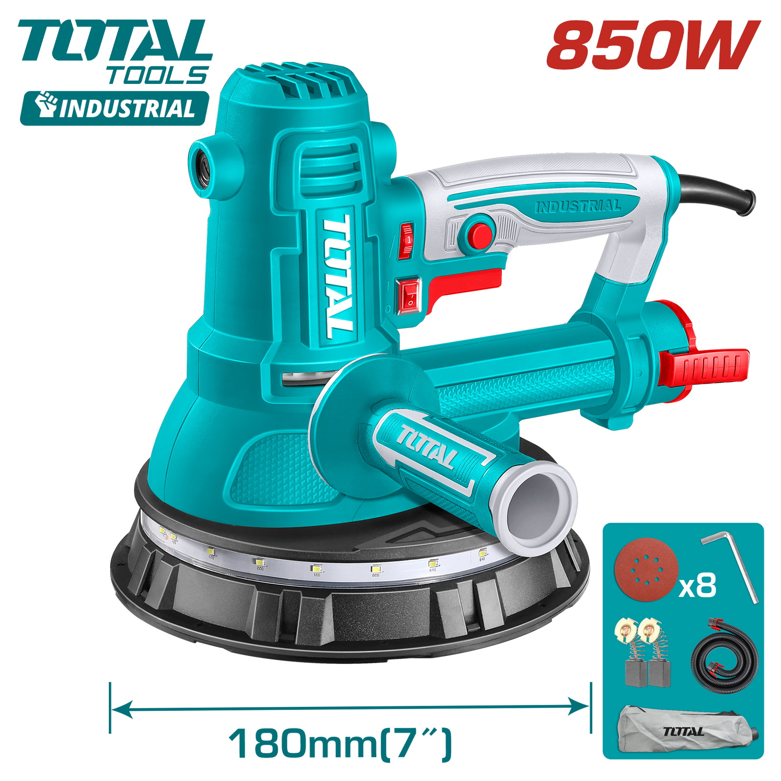 Шлифмашина для гипсокартона TOTAL TDWS10508
