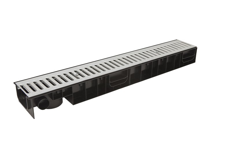 Лоток STANDART 100.95 h99  с решеткой стальной, Ecoteck, РБ