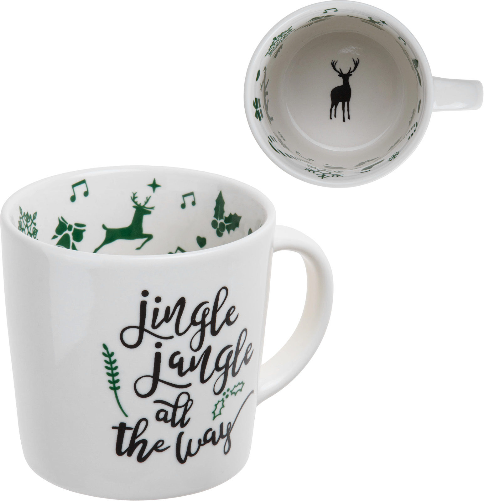 Кружка керамическая, 350 мл., SNOWFLAKE MAGIC-1, PERFECTO LINEA