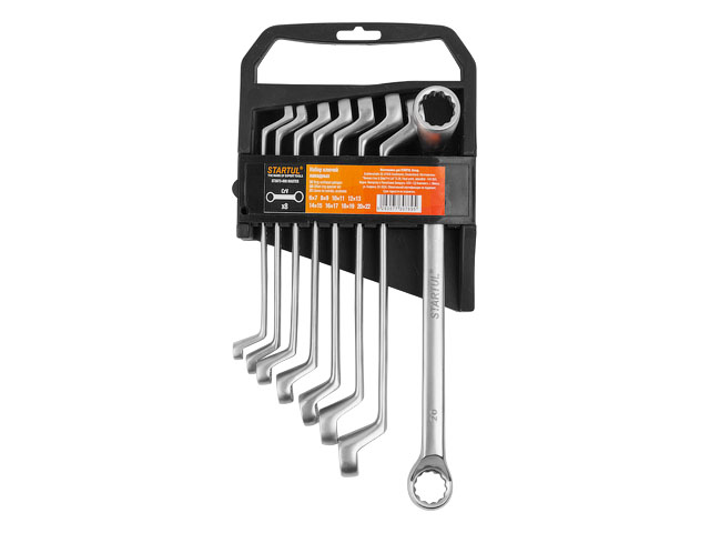 Набор ключей накидн. 6-22мм 8шт STARTUL MASTER (ST3073-008)