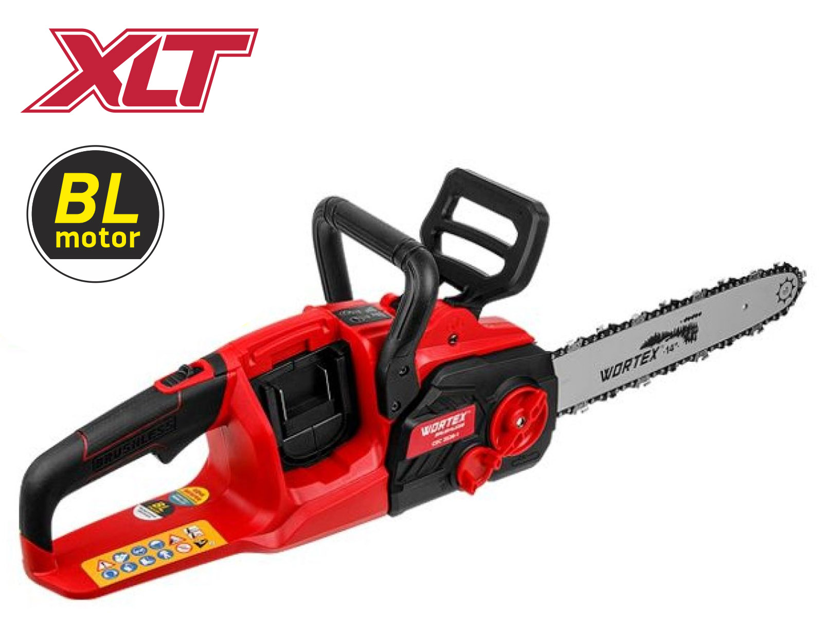 Аккум. пила цепная WORTEX CEC 3536-1 шина 35 см (14″), 3/8″ LP, 1.3 мм ALL1 XLT SOLO