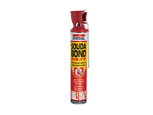 Клей-пена полиуретановая «Soudal»Soudabond Easy с аппликатором Genius Gun 750 мл