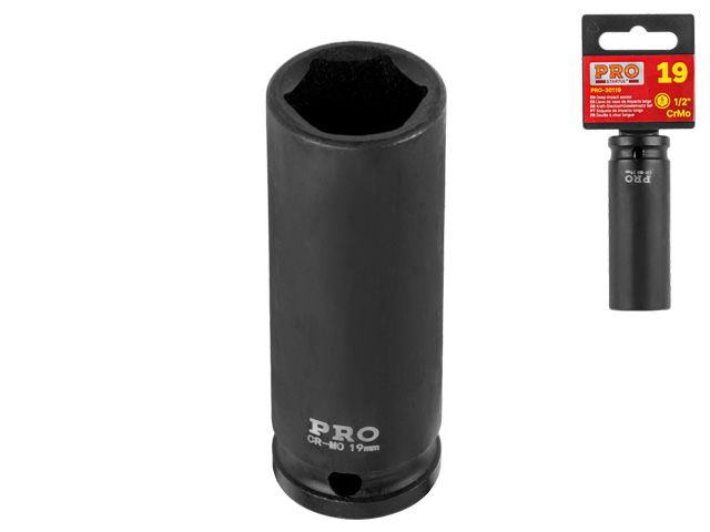 Головка ударная 1/2″ 19мм 6гр. глубокая PRO STARTUL (PRO-30119)