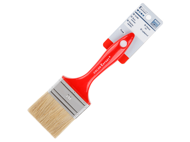 Кисть плоская 4″-100мм смеш. щетина (стены, фасады) COLOR EXPERT