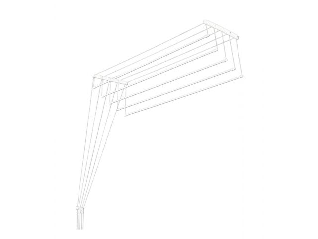 Сушилка для белья потолочная алюминиевая 1,8 м, 5 стержней, EURO PREMIUM, PERFECTO LINEA