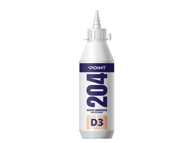 Клей для дерева POINT «204 D3 Wood Adhesive», прозрачный, 500 мл