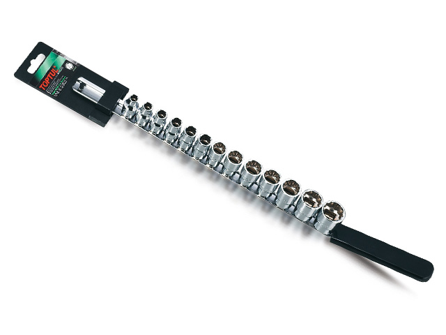 Набор головок 3/8″ 7-21мм 12гр 13шт TOPTUL