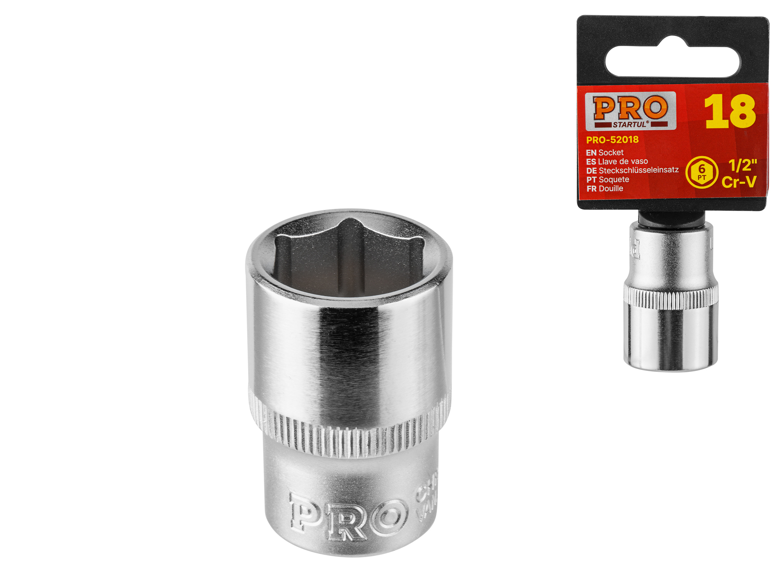 Головка 1/2″ 18мм 6гр. PRO STARTUL (PRO-52018)