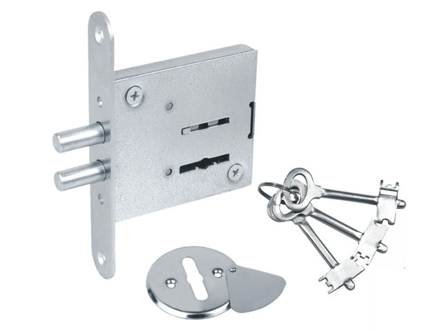 Замок врезной Омега ЗВ8-4 2Р