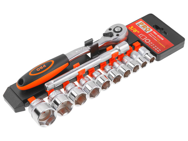 Набор головок 3/8″ 10-24мм 12предм. PRO STARTUL (PRO-01238)