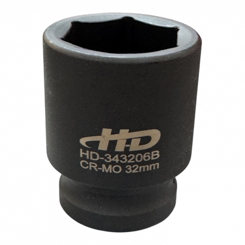 Головка торцевая ударная 3/4" 32мм 6гр. L58мм CrMo "H-D"