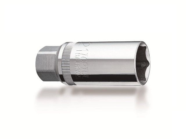 Головка свечная 1/2″ 16мм магнитная (тонкая) TOPTUL