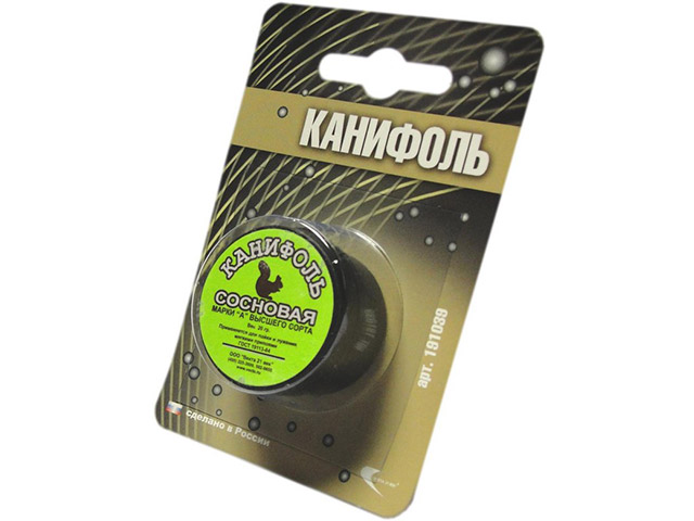Канифоль «А» (20г) в блистере