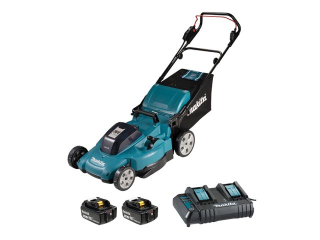 Газонокосилка аккумуляторная MAKITA LXT DLM538CT2
