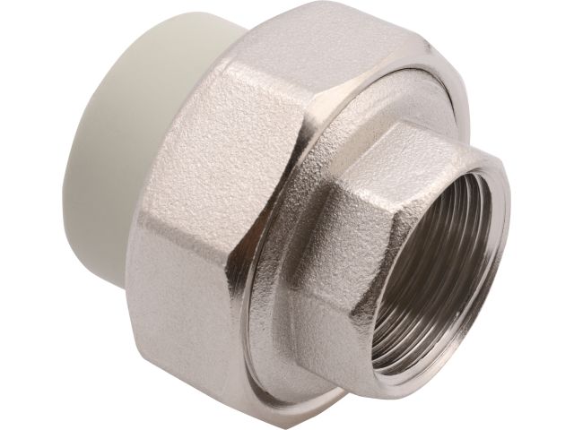 Американка ПП вн. 20х1/2″, сер. FV Plast