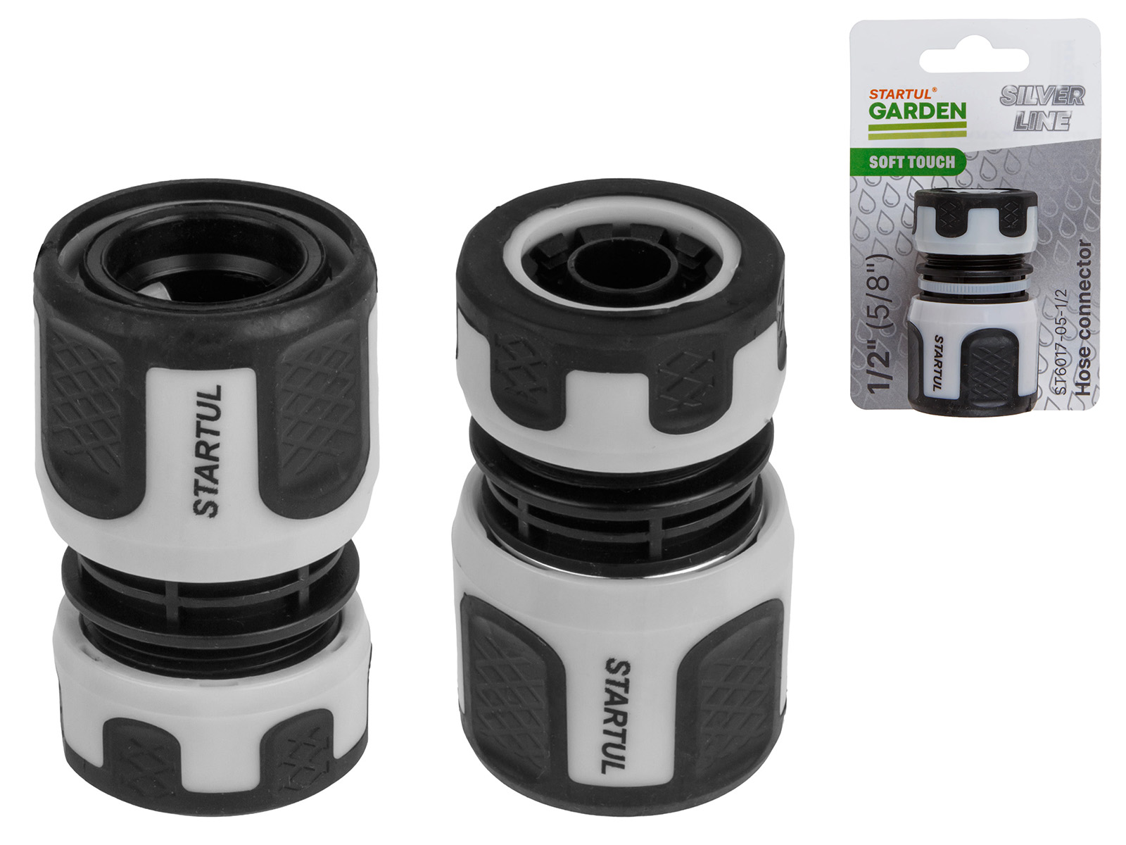 Муфта быстросъемная 1/2″(5/8″) STARTUL GARDEN (ST6017-05-1/2)