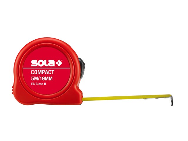 Рулетка  8м/25мм «Compact» CO 8m (SOLA)