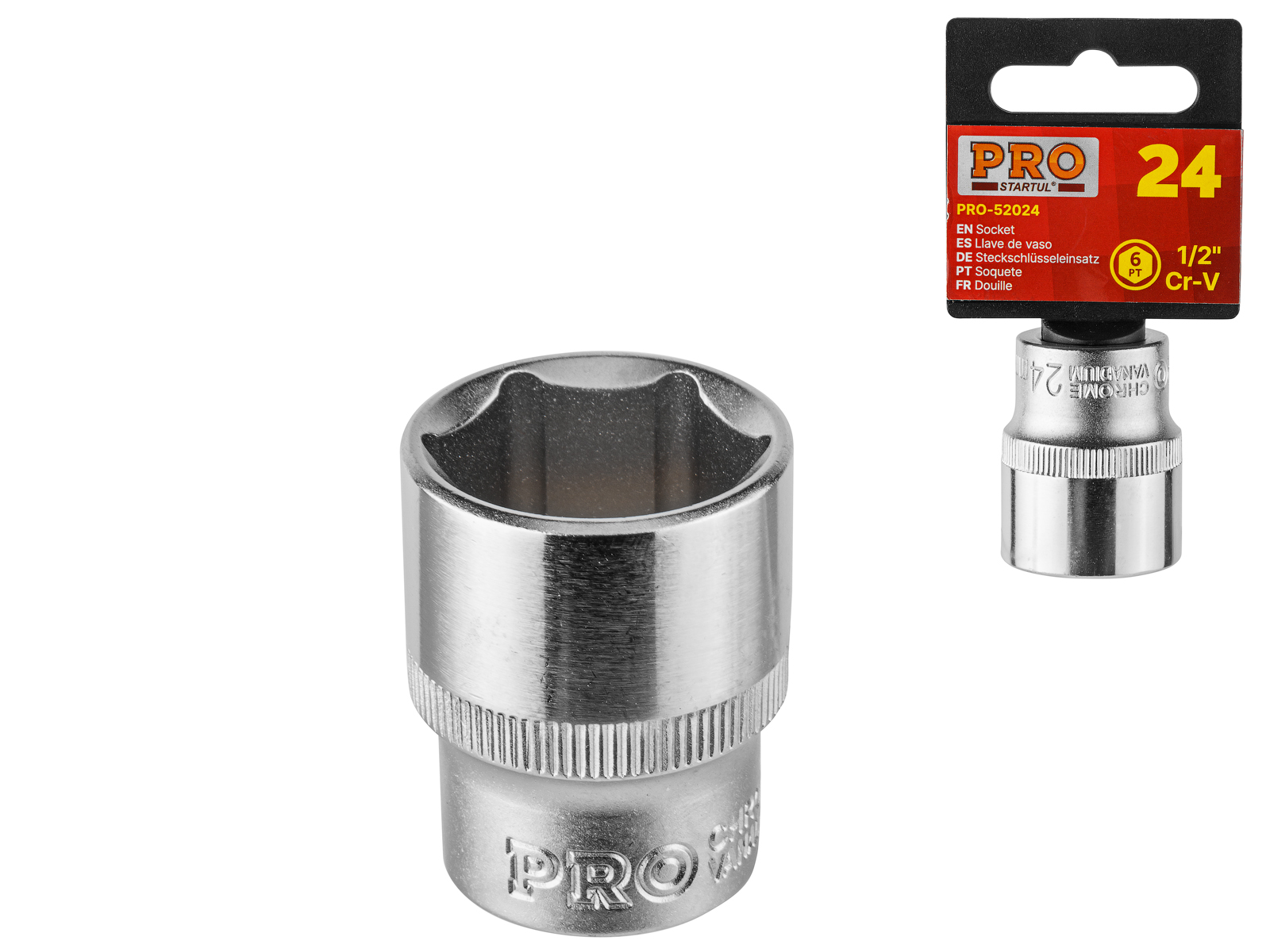 Головка 1/2″ 24мм 6гр. PRO STARTUL (PRO-52024)