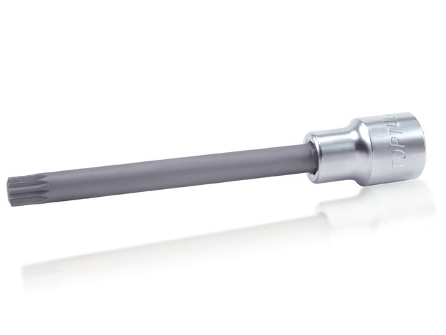 Головка 1/2″ с насадкой SPLINE M12 удлин. 140мм TOPTUL