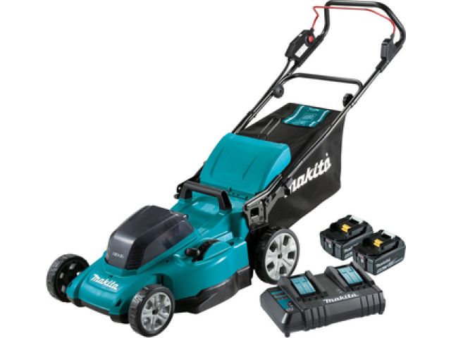 Газонокосилка аккумуляторная MAKITA LXT DLM480CT2