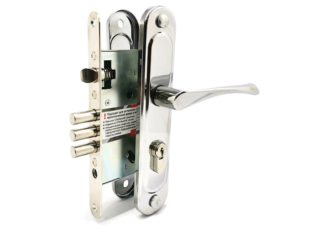 Замок врезной Зенит ЗВ4.009/17 (хром)
