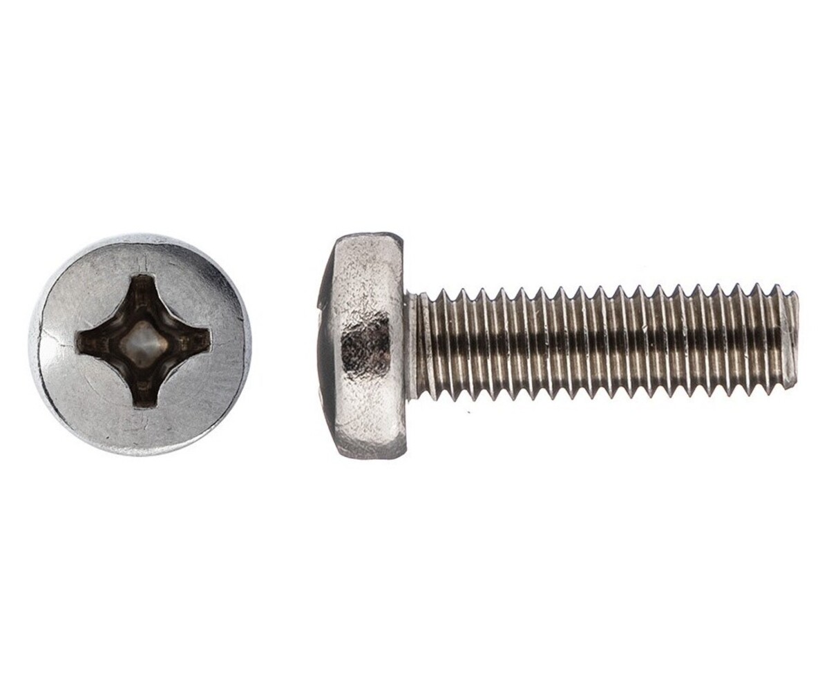 Винт полусфера DIN 7985 А2