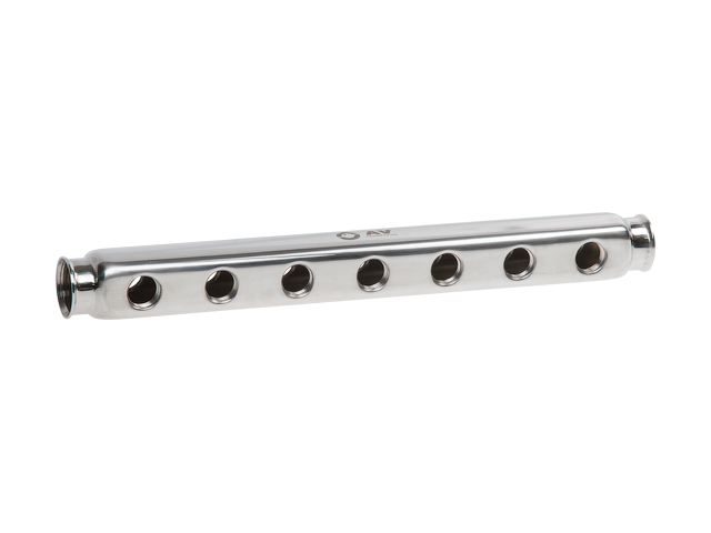 Коллектор 1/2″ х 7 вых. двухсторонний, AV Engineering