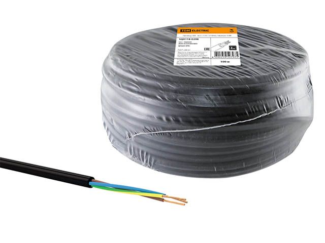 Провод ПВС 3х2,5 (бухта 100м) Ч
