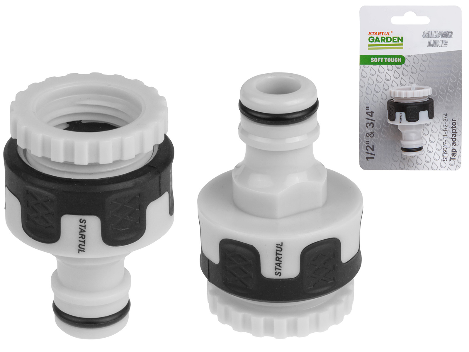 Адаптер внешний 1/2″ и 3/4″ STARTUL GARDEN (ST6017-11-1/2-3/4)