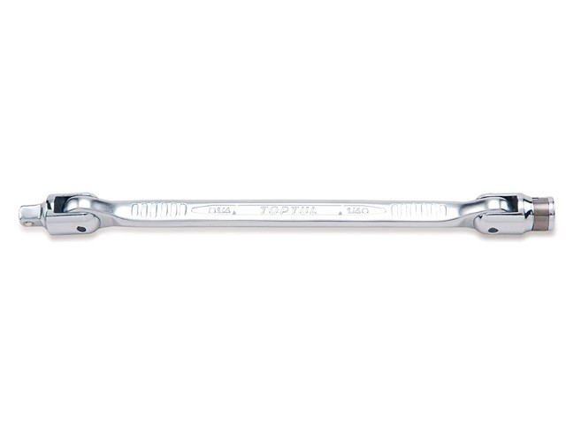 Вороток 1/4″ двухсторонний для головок и бит TOPTUL