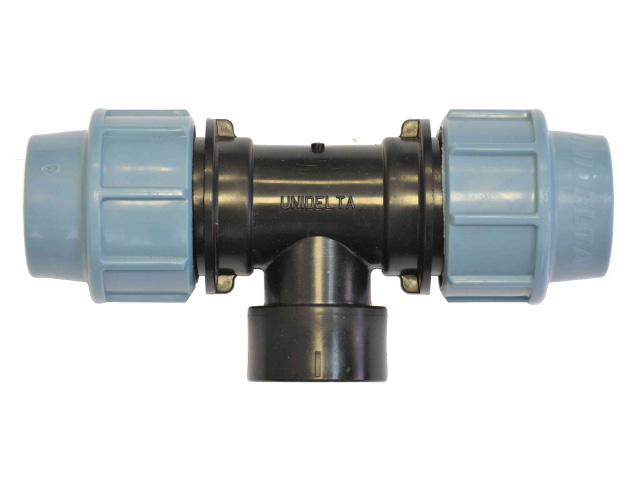 Тройник ПЭ вн. 20х3/4″ Unidelta