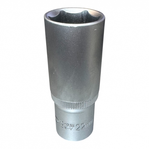 Головка торцевая 1/2" 6гр. 22мм L76мм CrV "H-D"