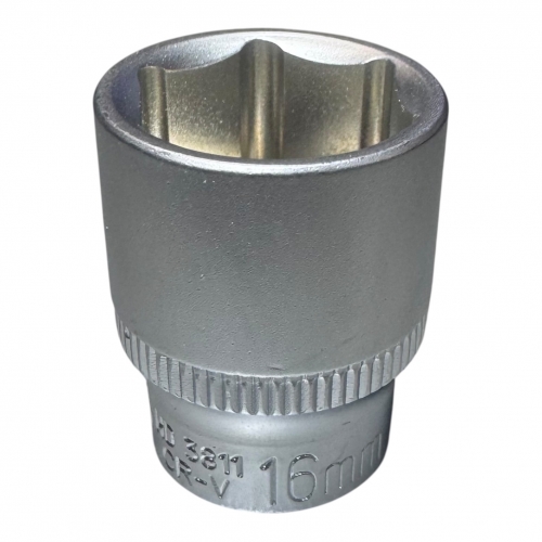 Головка торцевая 3/8" 6гр. 16мм L28мм CrV "H-D"