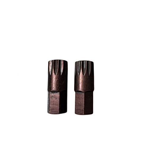 Бита SPLINE M12 10×30мм S2 под ключ, 2 штуки "H-D"