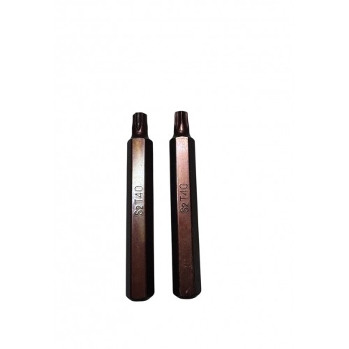 Бита TORX T40 10×75мм S2 под ключ, 2 штуки "H-D"