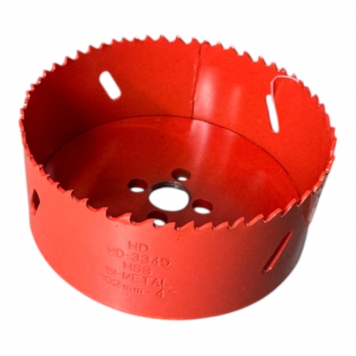 Коронка биметаллическая по металлу и дереву 102мм., L38мм., 5/8"-18UNF, HSS M3 "H-D"