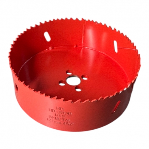 Коронка биметаллическая по металлу и дереву 121мм., L38мм., 5/8"-18UNF, HSS M3 "H-D"