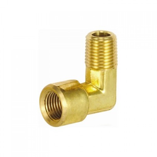 Штуцер пневматический угловой с резьбами F1/2" х M1/2" (латунь) "H-D"