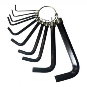 Ключи шестигранные 1.5-10мм (набор 10пр.) CrV "H-D"