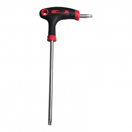 Ключ TORX c T-образной ручкой T15 16х50х75мм с отверстием, CrV "H-D"