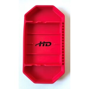 Лоток силиконовый для деталей 142х270х25 мм, цвет красный "H-D"